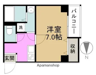 ES−GRANDE大阪福島【9階】の間取り