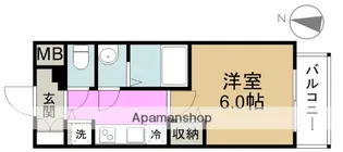 プレサンス大阪ゲートシティ【12階】の間取り