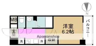 ララプレイス梅田西イルミナーレ【12階】の間取り