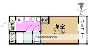 フォーラム福島・野田【4階】の間取り