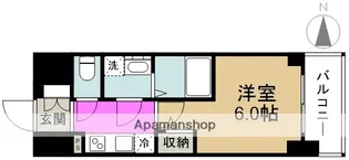 1Kの間取り画像