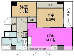 ロベリア弐番館【2階】の間取り
