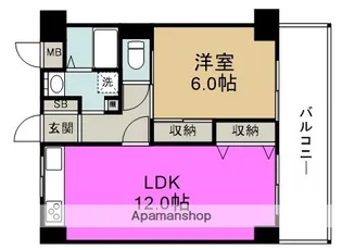 ロベリア弐番館【7階】の間取り