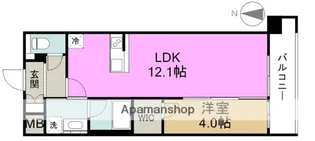 マレテーラ海老江【4階】の間取り