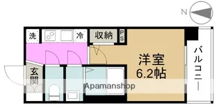 エステムプラザ福島ジェネル【6階】の間取り