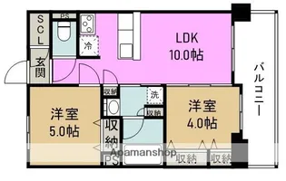 エステムプラザ福島ジェネル【15階】の間取り