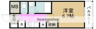 アクアプレイス福島EYE【6階】の間取り