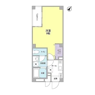 サーナギマンション【301号室】の間取り