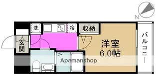 アドバンス西梅田ラシュレ【11階】の間取り