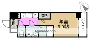 エスリード福島グレイス【9階】の間取り