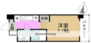 セレニテ福島カルム【8階】の間取り