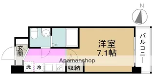 セレニテ福島カルム【6階】の間取り