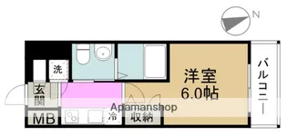 エスリード福島シティグランツ【7階】の間取り