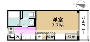 リブリ・シャルマン・パレス・吉野【3階】の間取り