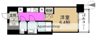 BPRレジデンス新梅田【14階】の間取り