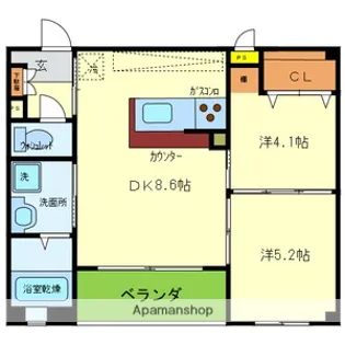sun march【1階】の間取り