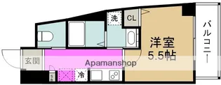 BLUE福島【8階】の間取り