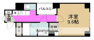 LUANA HALE FUKUSHIMA 旧グリュックメゾン福島【4階】の間取り