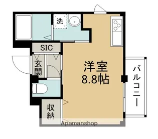 ラシーネ・梅田WEST【2階】の間取り