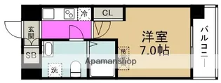 アッシュレジデンス吉野【10階】の間取り