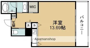 ザ・タワー大阪レジデンス【6階】の間取り