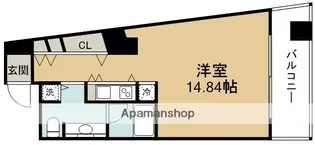 ザタワー大阪レジデンス【6階】の間取り