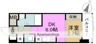 SERENiTE福島scelto【12階】の間取り
