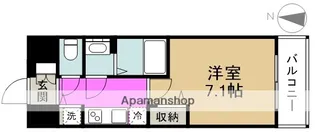 プレサンス野田阪神駅前ザ・ファースト【3階】の間取り