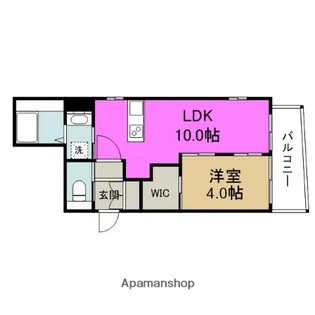 K.H.E【502号室】の間取り