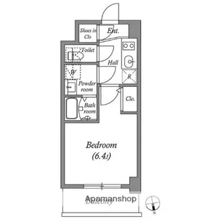 アドバンス西梅田ビオス【3階】の間取り