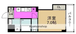 みおつくし鷺洲【9階】の間取り