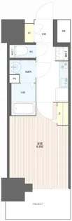 メルディア大正D.C.【15階】の間取り