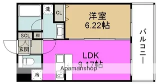 プレジオ海老江【13階】の間取り