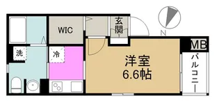 ハピネス浦江 Ⅱ【1階】の間取り