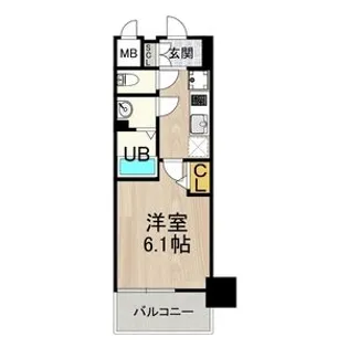 メルディア大正D.C.【12階】の間取り