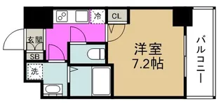 アークグラン大阪WEST【5階】の間取り
