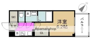 ワールドアイ梅田ウエスト【11階】の間取り