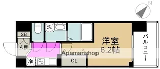 ワールドアイ梅田WEST【13階】の間取り