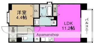 GLUCKMAISON S−EBIE XI【2階】の間取り
