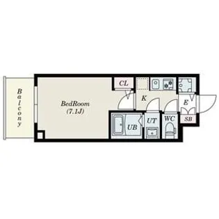 SーRESIDENCE天満GRACIS【2階】の間取り