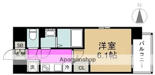 エスリードレジデンス大阪福島イースト【3階】の間取り