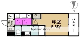 エスリードレジデンス大阪福島イースト【5階】の間取り