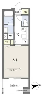 FIRST EAVES FUKUSHIMA【7階】の間取り
