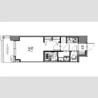 S-RESIDENCE難波大国町Deux【3階】の間取り