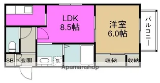 カームネスコートⅡ【1階】の間取り