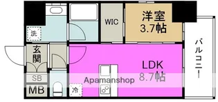 リヴェント福島【13階】の間取り