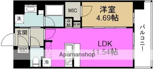 1LDKの間取り画像