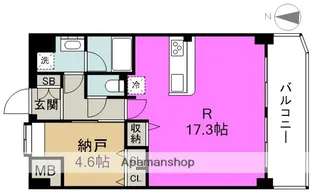 エクシアテラス梅田(EXIATERRACE UMEDA)【4階】の間取り