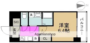 アドバンス西梅田ビオス【7階】の間取り