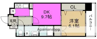 ラグレース福島【9階】の間取り